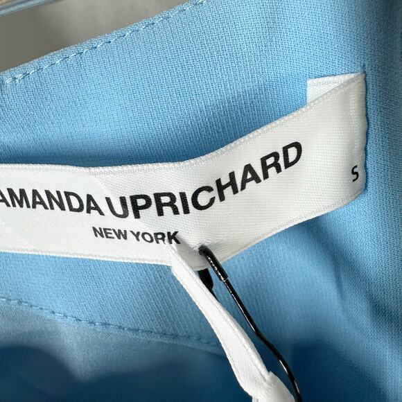 Amanda Uprichard Jessamyn Mini Dress Pacific Blue Size Small - Picture 4 of 9